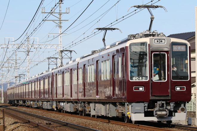 阪急】8000系8042F+7000系7001Fが連結して試運転 |2nd-train鉄道ニュース