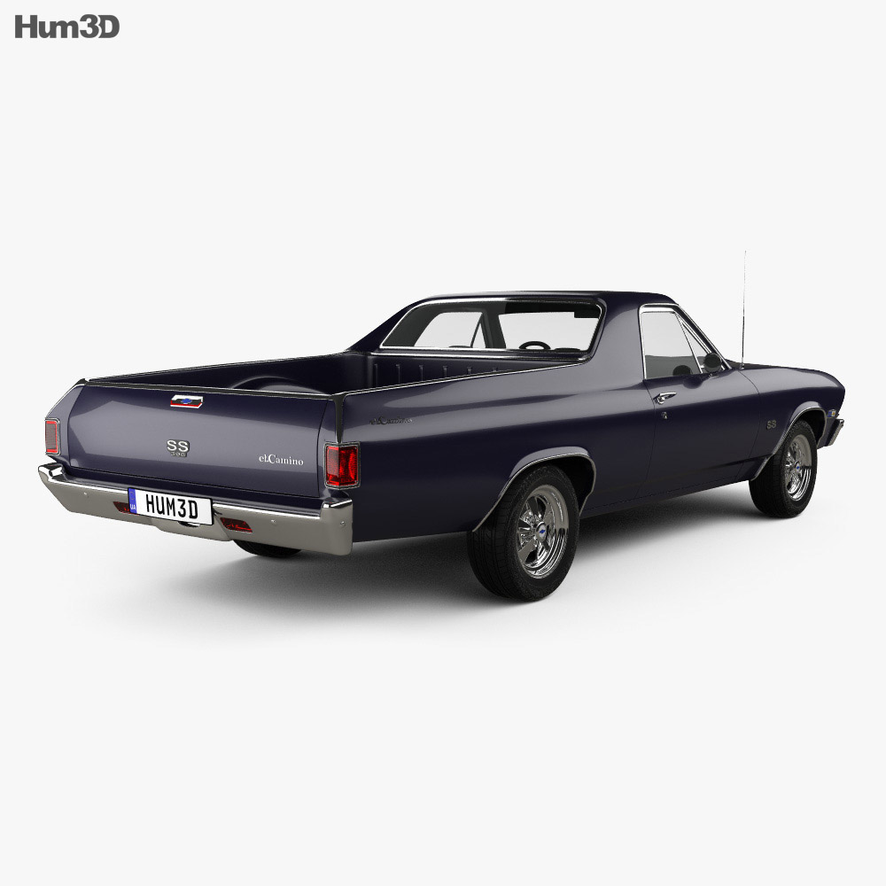 Chevrolet El Camino SS 396 1968 3Dモデル - ダウンロード