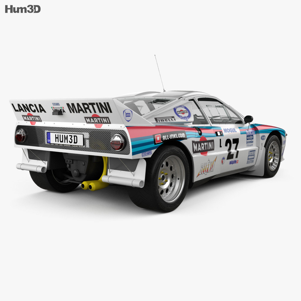 Lancia Rally 037 WRC Group B 1983 3Dモデル - ダウンロード Sports