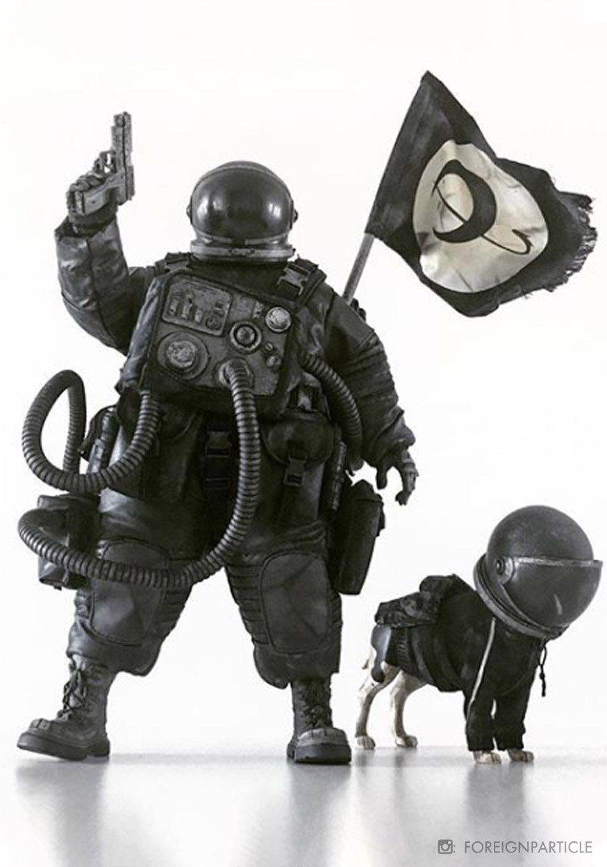 Dead Astronaut Gangsta Dark by Ashley Wood (one sixth) toy release