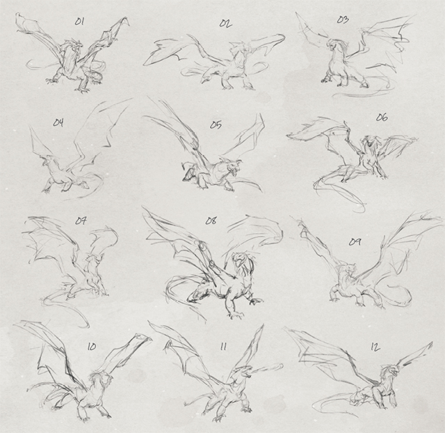 世界のモンスターを描く：西洋のドラゴン | 3dtotal 日本語