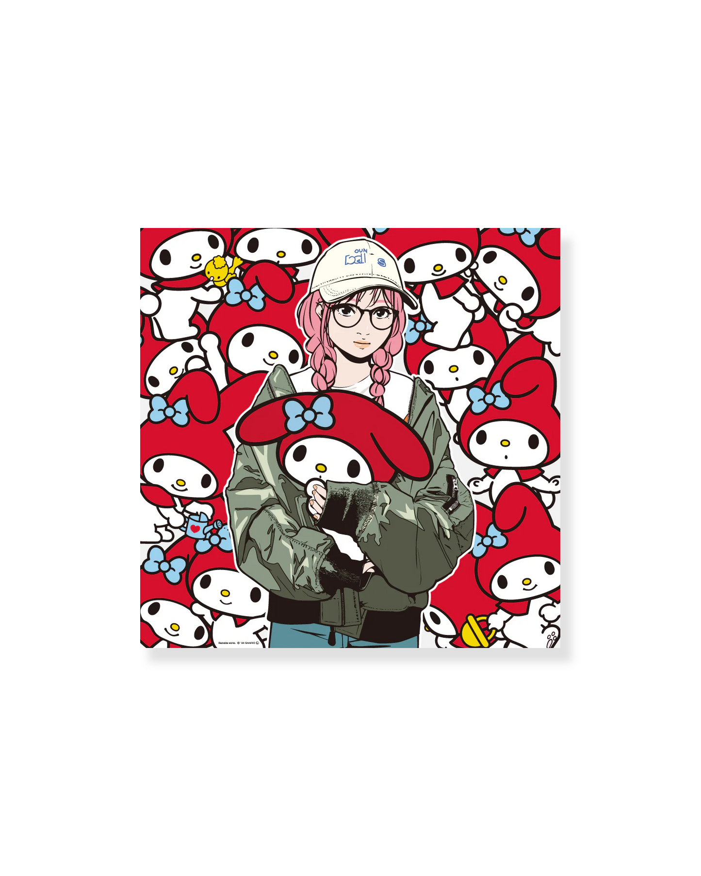 Backside Works - My Melody - B (Sanrio) Poster – 3WhiteDots