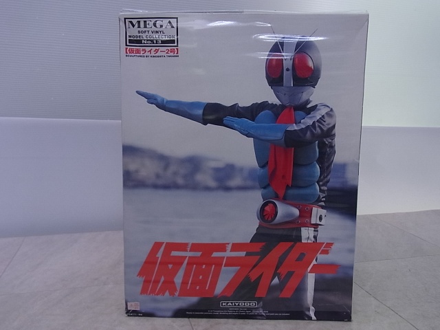 海洋堂メガソフビコレクション『仮面ライダー2号』を福島県会津若松市