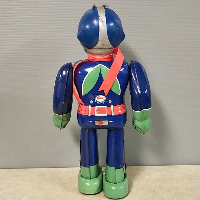 買取事例｜ブルマァク／電動歩行 ブリキ 仮面ライダー2号 ｜たいむましん