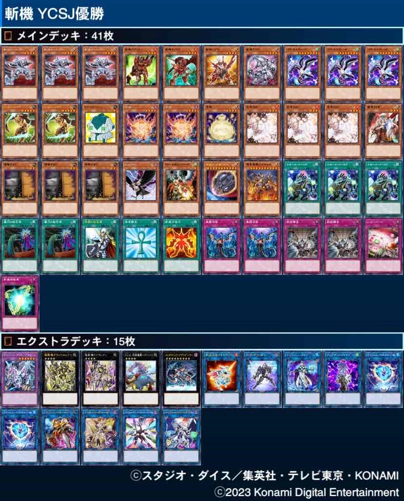 5分でわかる！今の遊戯王ガチ環境 2023年6月 ～YCSJの結果考察～