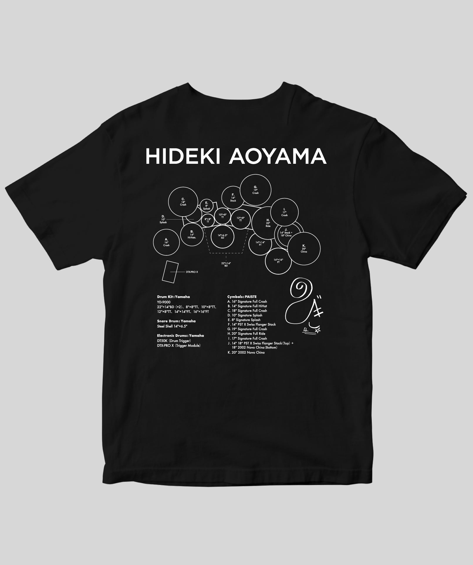 Drummer's Set Up Vol.38 青山英樹 – T-OD（株式会社リットー