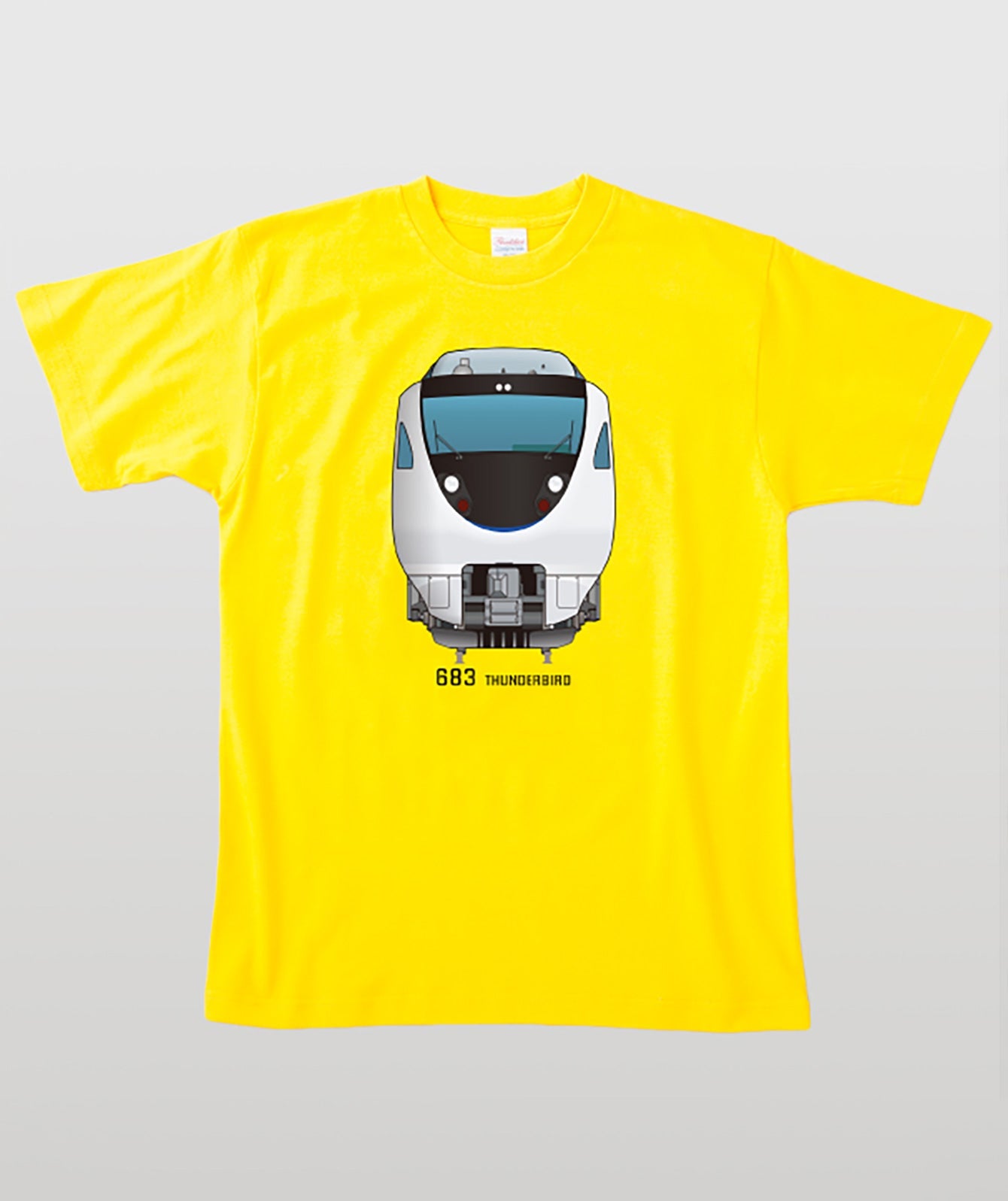電車の顔図鑑Tシャツ 683系0番台サンダーバードType A – T-OD（株式