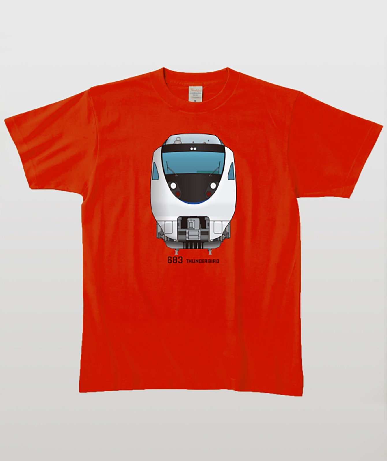 電車の顔図鑑Tシャツ 683系0番台サンダーバードType A – T-OD（株式