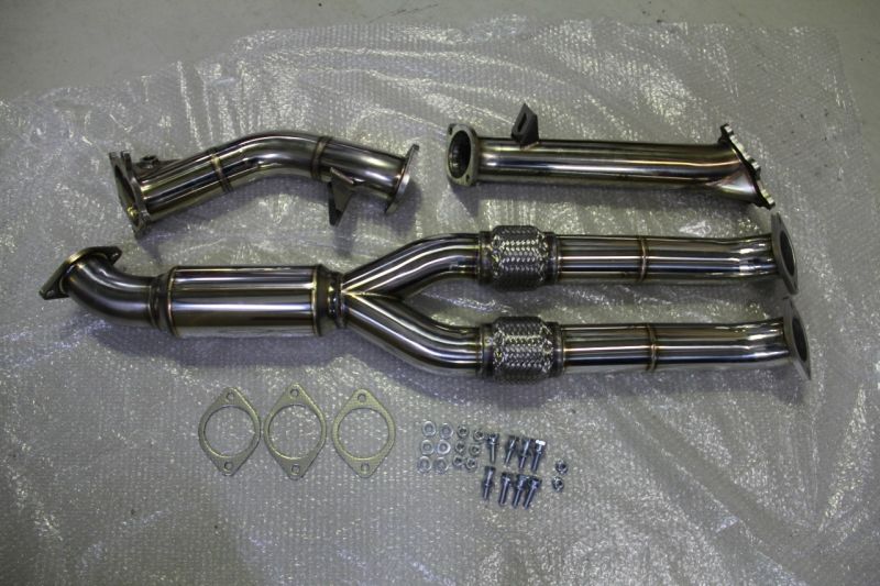 R35 GT-R】レジェフォール 左右デュアルフルチタンマフラー トルネード