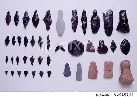 縄文時代の石器の写真素材 [62410144] - PIXTA