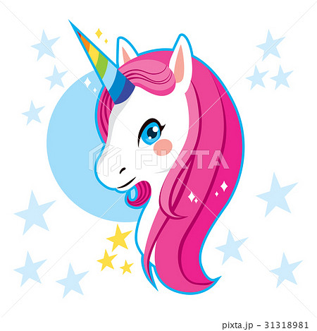 Unicorn Headのイラスト素材 [31318981] - PIXTA