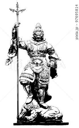 増長天のイラスト素材 [97695814] - PIXTA