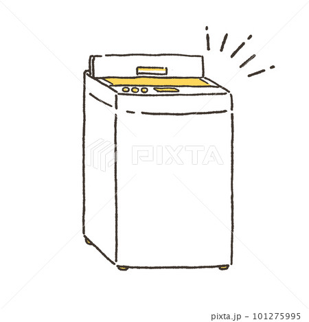シンプルな洗濯機のイラストのイラスト素材 [101275995] - PIXTA