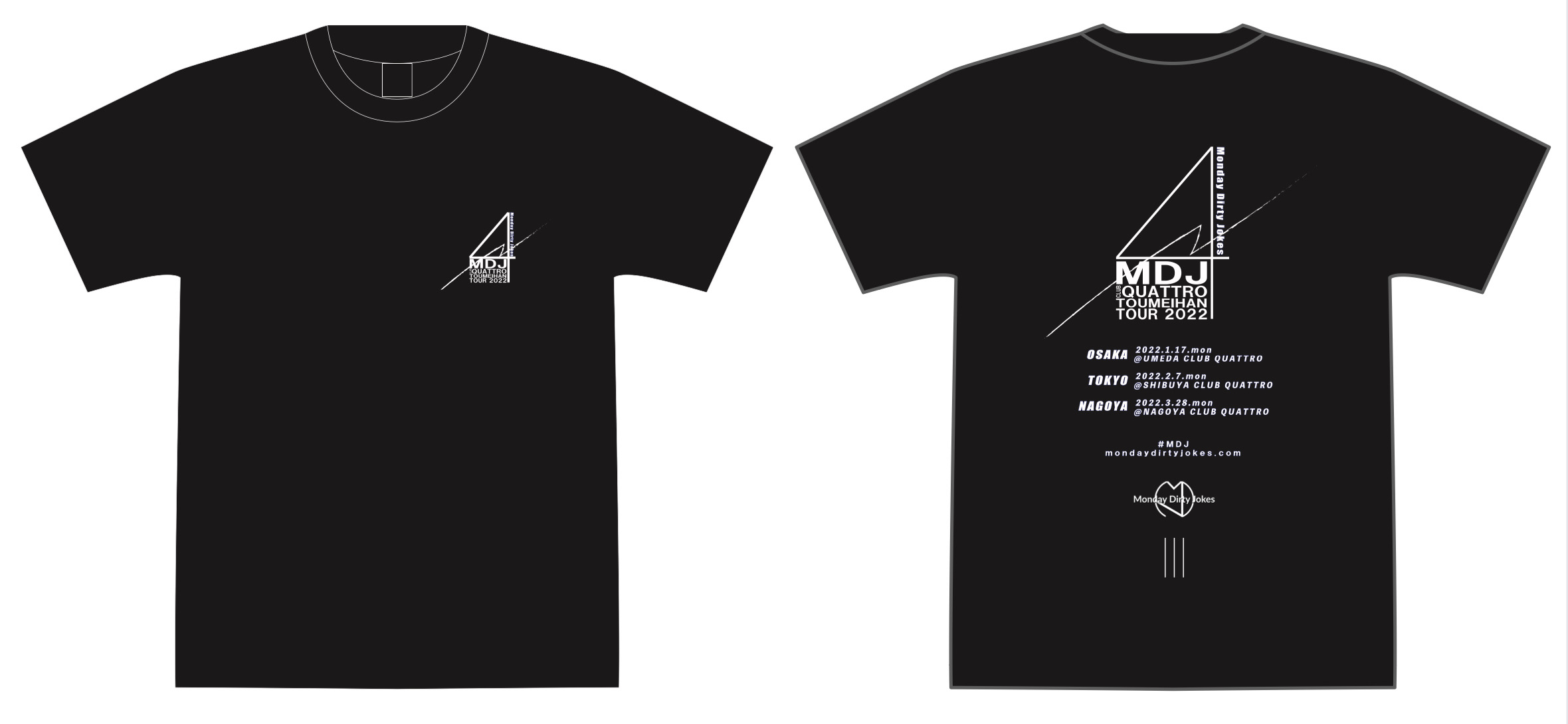 旧サイト】MDJ東名阪QUATTROツアーTシャツ 受注販売のチケット情報