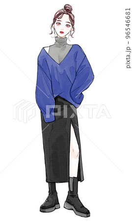 黒ニットのイラスト素材 - PIXTA