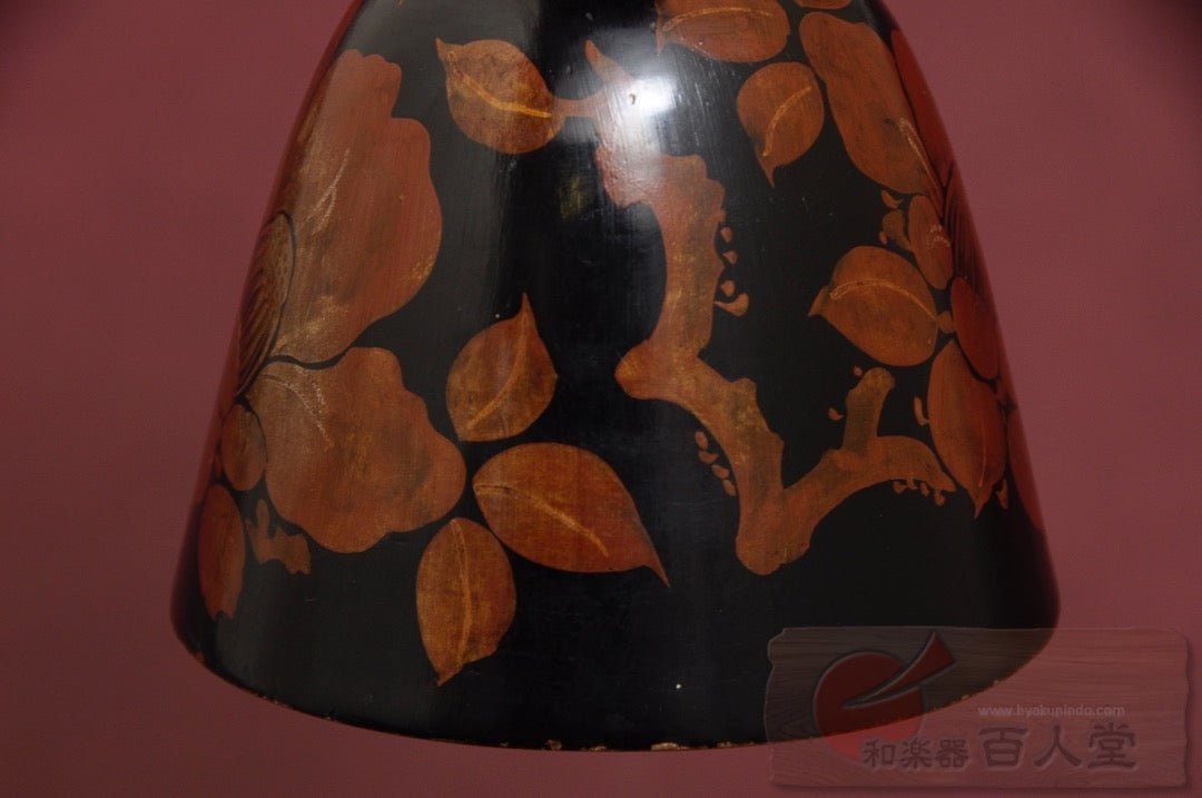 小鼓胴 牡丹蒔絵
