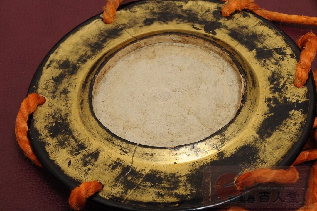 小鼓胴 瓢箪葵蒔絵小鼓胴、古革