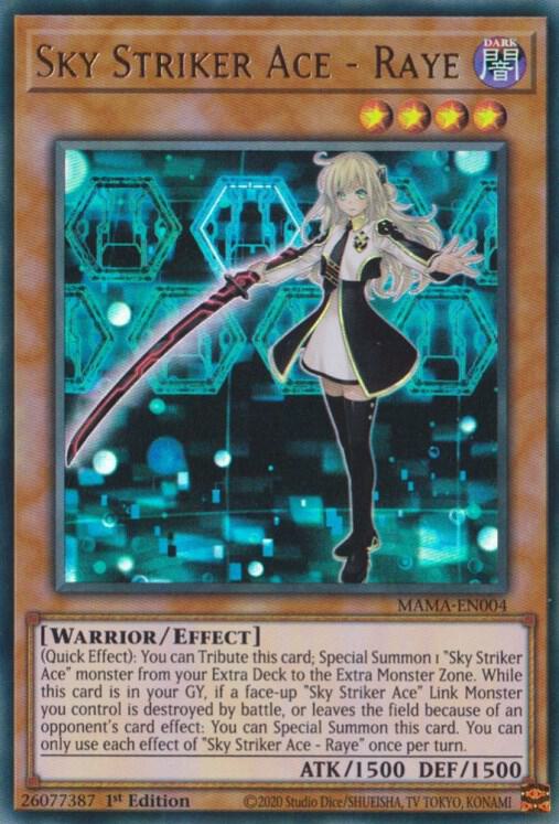 Sky Striker Ace - Raye - Magnificent Mavens - YuGiOh - TCGplayer.com