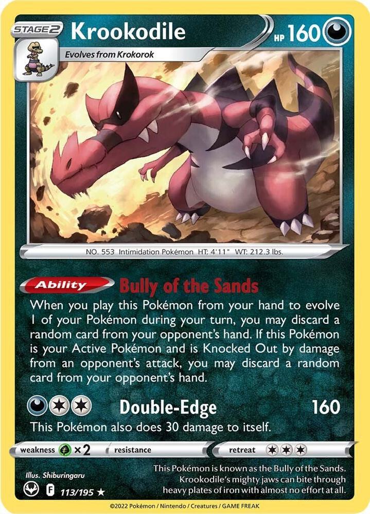Krookodile - SWSH12: Silver Tempest - Pokemon - TCGplayer.com