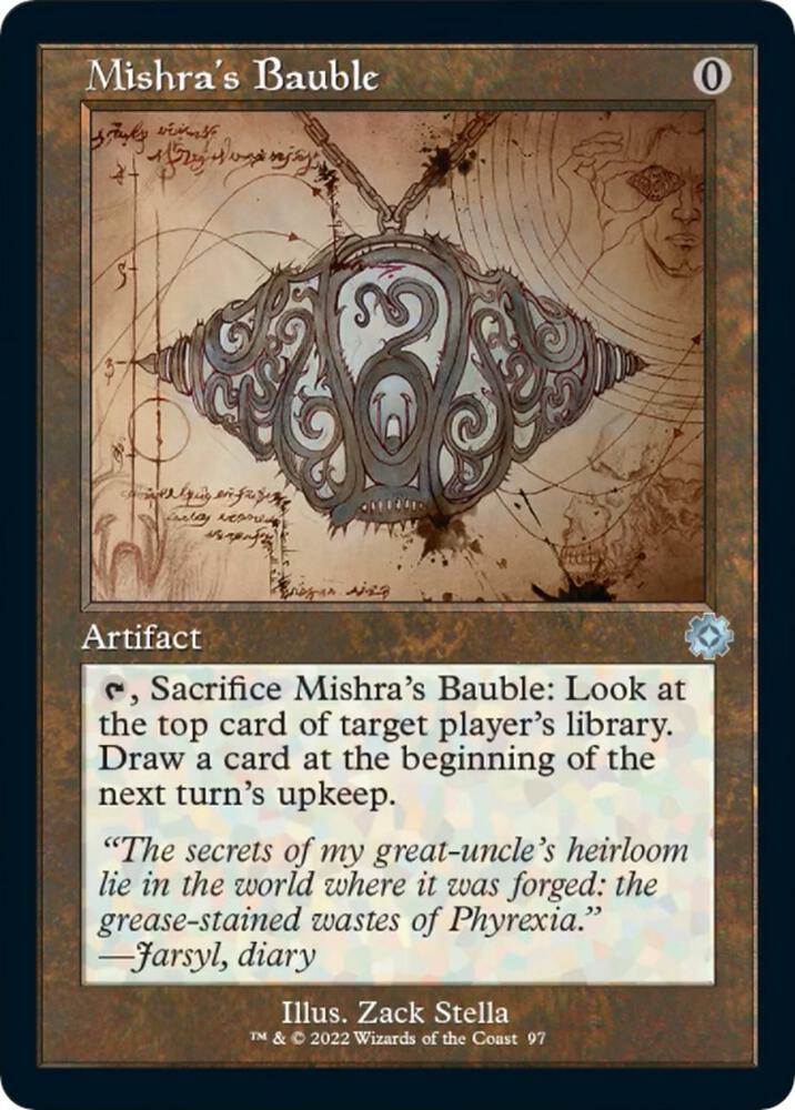 Mishra's Bauble (Schematic) - The Brothers' War: Retro Frame