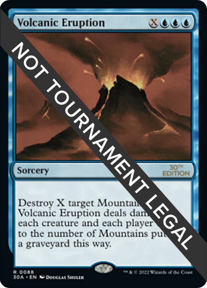 Volcanic Eruption - 30th Anniversary Edition - Magic: The