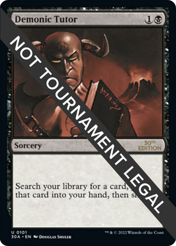 Demonic Tutor - 30th Anniversary Edition - Magic: The Gathering