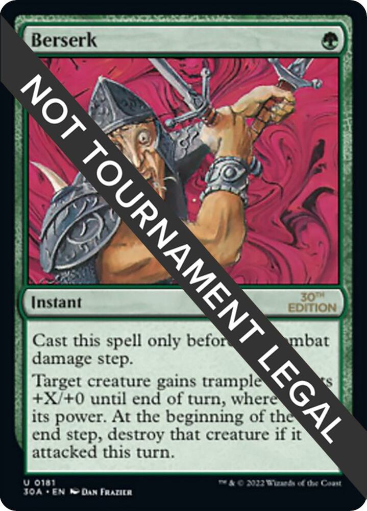 Berserk - 30th Anniversary Edition - Magic: The Gathering