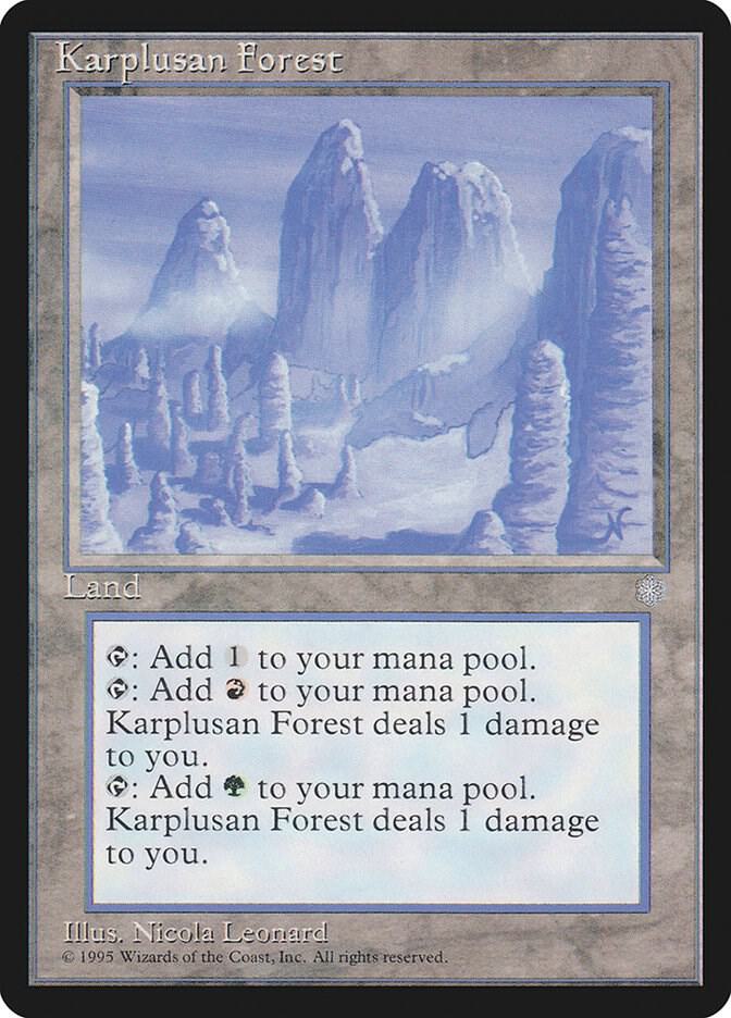 カープルーザンの森/Karplusan Forest 4枚セット ICE MTG