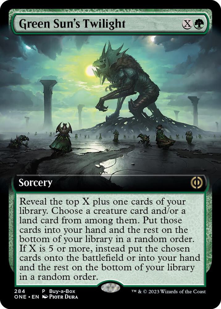 Green Sun's Twilight (Extended Art) - Buy-A-Box Promos - Magic