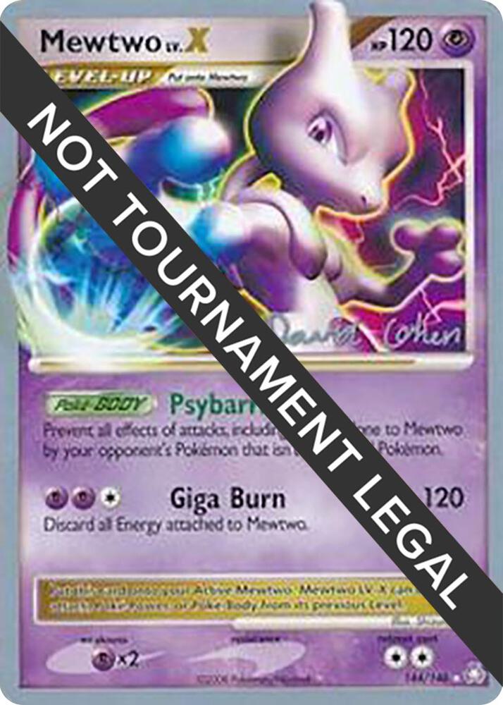 Mewtwo LV.X - 2009 (David Cohen) - World Championship Decks