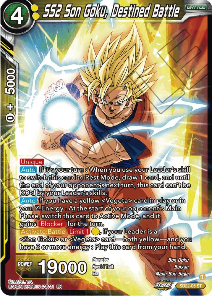 SS2 Son Goku, Destined Battle - Power Absorbed - Dragon Ball Super
