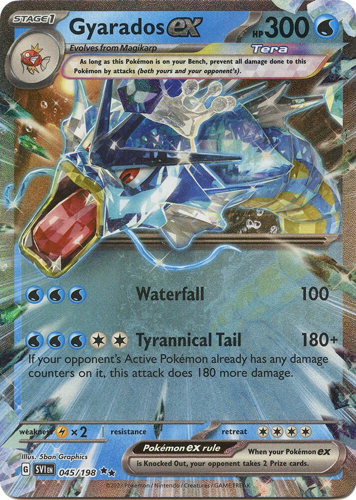 Gyarados ex - 045/198 - SV01: Scarlet & Violet Base Set - Pokemon
