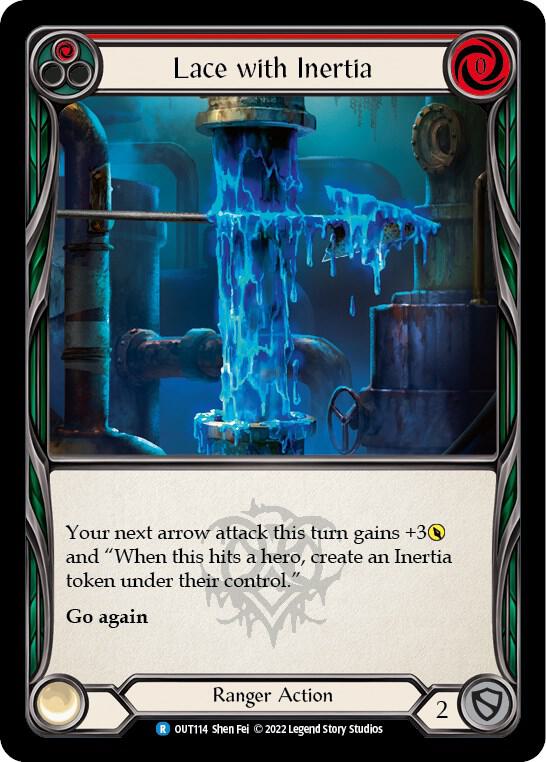Lace with Inertia (Red) - Outsiders - Flesh and Blood TCG