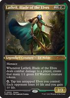 Lathril, Blade of the Elves (Foil Etched) - Media Promos - Magic