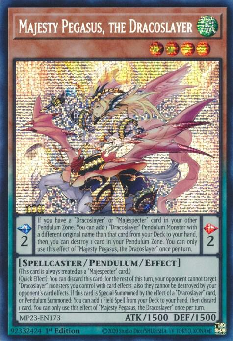 Majesty Pegasus, the Dracoslayer - 25th Anniversary Tin: Dueling