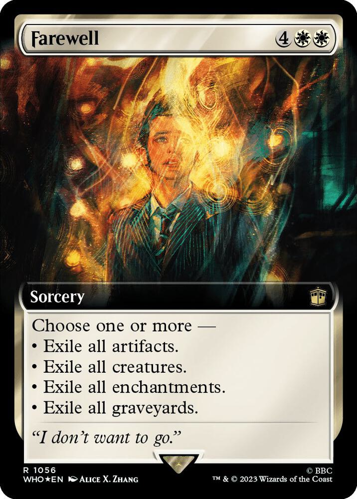 Farewell (Extended Art) (Surge Foil) - Universes Beyond: Doctor