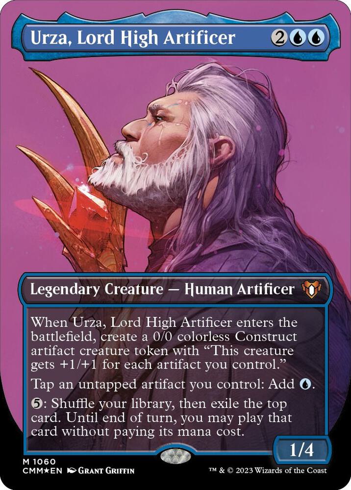 Urza, Lord High Artificer (Textured Foil) - Commander Masters