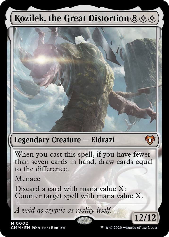 Kozilek, the Great Distortion - Commander Masters - Magic: The