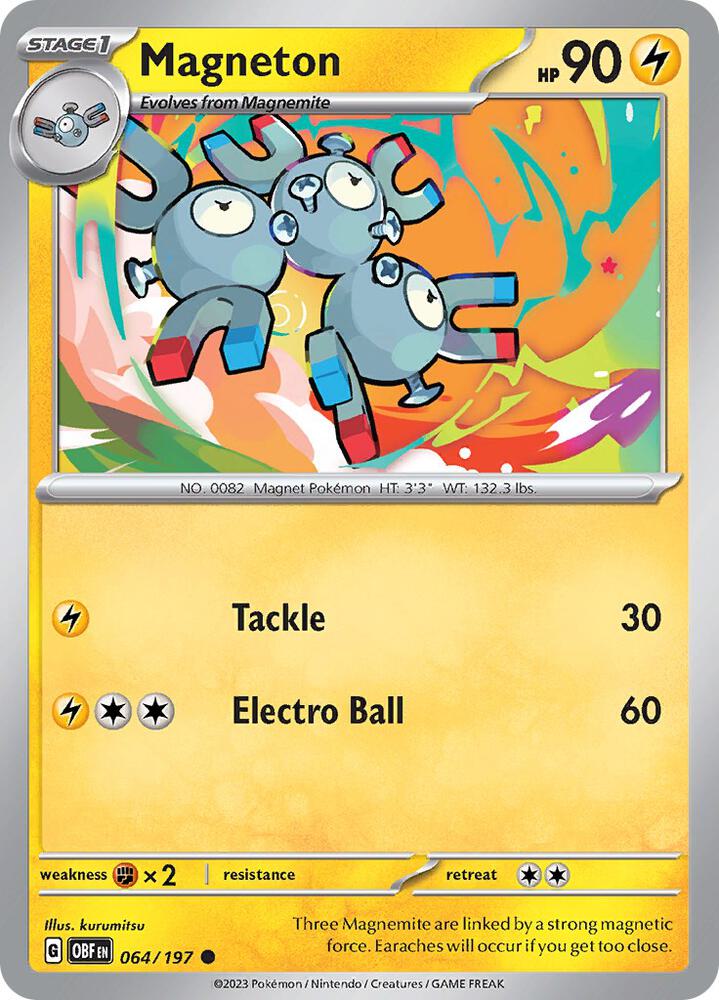 Magneton - SV03: Obsidian Flames - Pokemon - TCGplayer.com