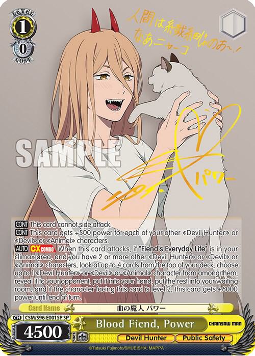 Blood Fiend, Power (SP) - Chainsaw Man - Weiss Schwarz - TCGplayer.com