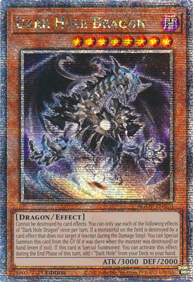 Dark Hole Dragon (Quarter Century Secret Rare) - Age of Overlord
