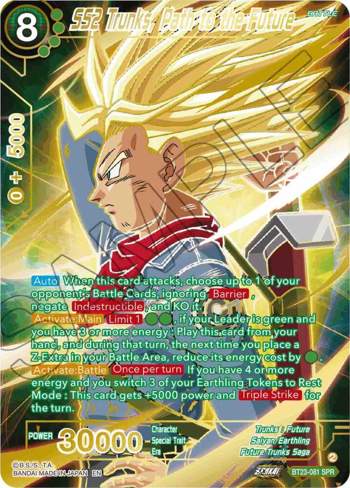 SS2 Trunks, Path to the Future (SPR) - Perfect Combination