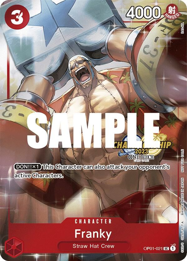 Franky (CS 2023 Celebration Pack) - One Piece Promotion Cards