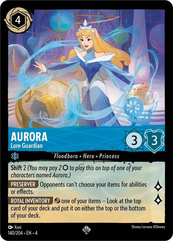 Aurora - Lore Guardian - Ursula's Return - Disney Lorcana