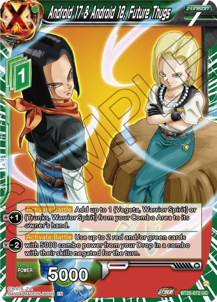 Android 17 & Android 18, Future Thugs - Legend of the Dragon Balls