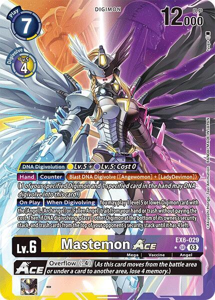 Mastemon ACE (Alternate Art) - Infernal Ascension - Digimon Card