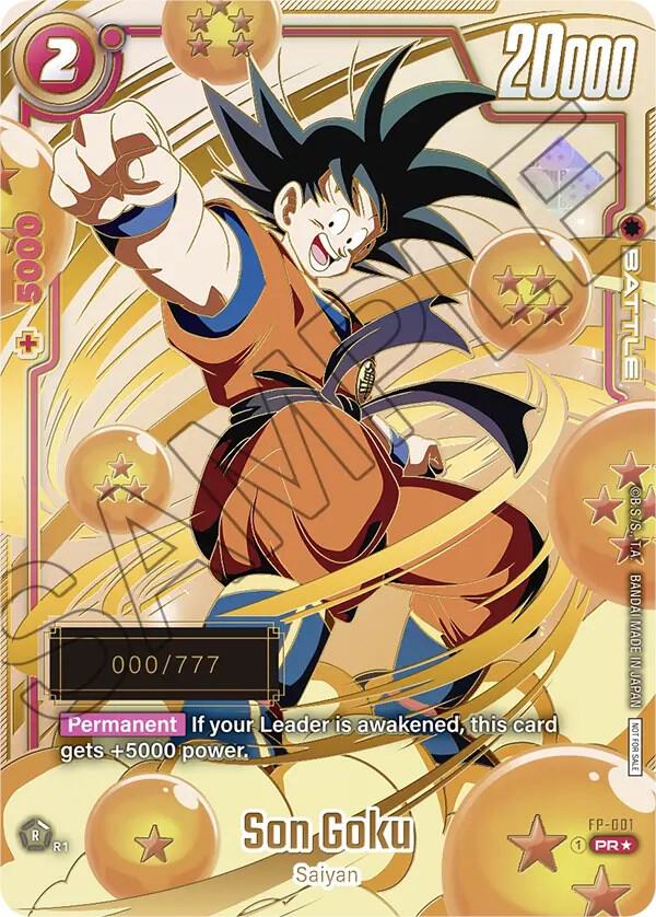 Son Goku - FP-001 (Serial Numbered) - Fusion World Promotion Cards