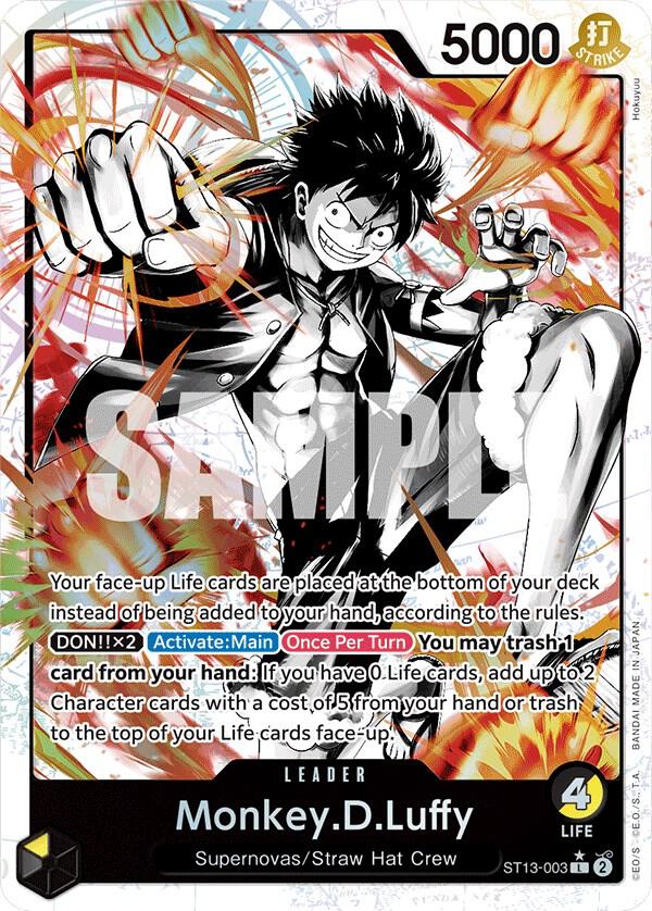 Monkey.D.Luffy (003) (Parallel) - Ultra Deck: The Three Brothers