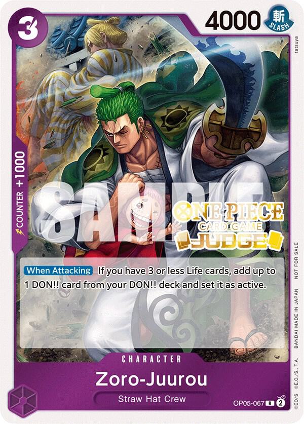 Zoro-Juurou (Judge Pack Vol. 3) - One Piece Promotion Cards - One