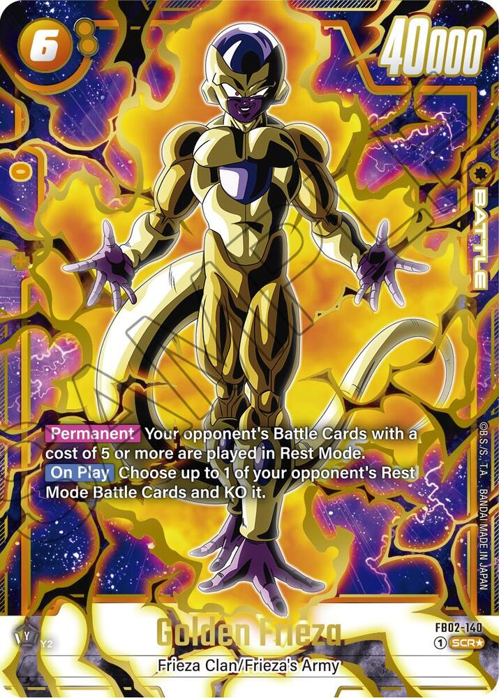 Golden Frieza (Alternate Art) - Blazing Aura - Dragon Ball Super